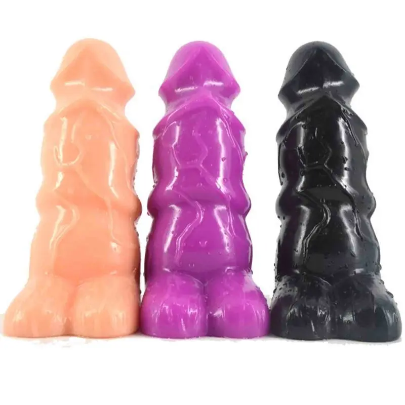 19.5cm Thick Dildo with Big Testicle Massage Tool
