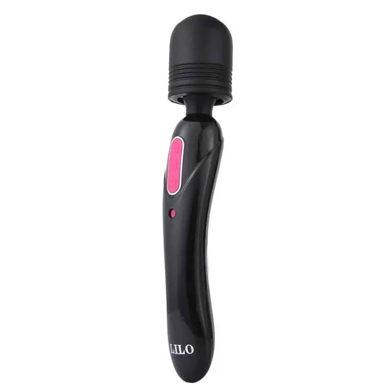 2 in 1 Wand e Vibratore Multifunzione – Nero – Massaggiatore Wand