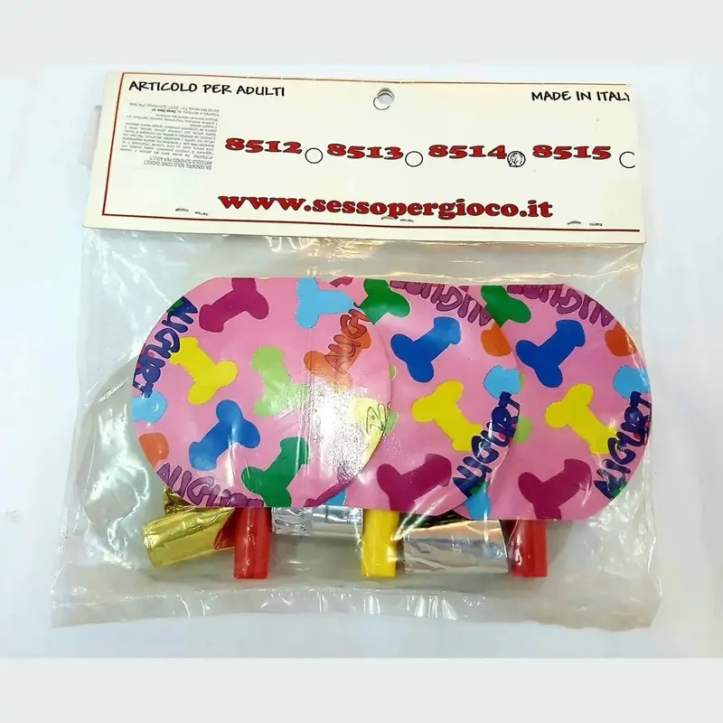 6 Trombette a lingua con piselli – Gadget Scherzoso