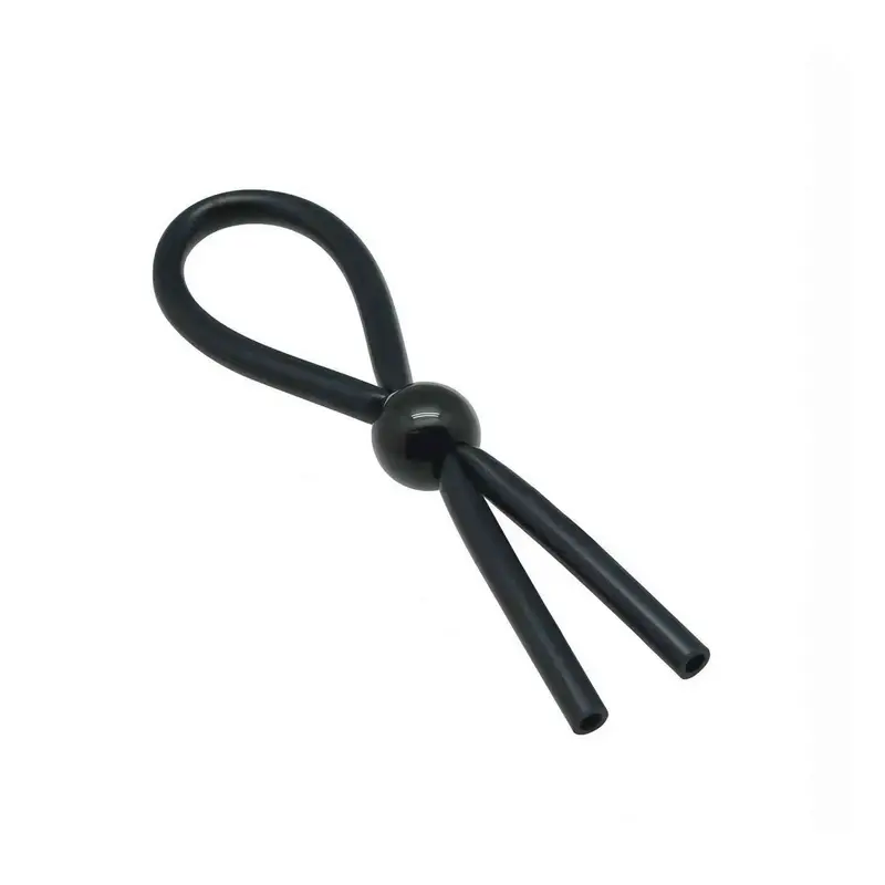 Anello fallico regolabile - Silicone, Nero