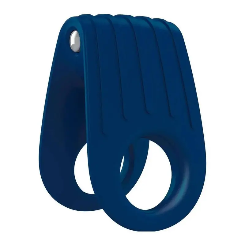 Anello Vibrante OVO B12 Blu – Stimolazione Doppia ed Elegante