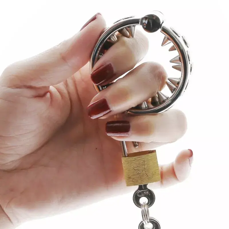 Ballstretcher in Acciaio con Spikes Interni e Chiusura