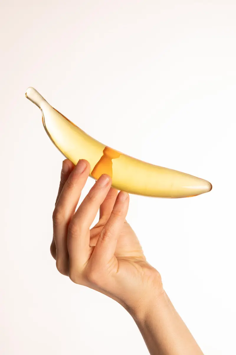 Banana Dildo in Vetro