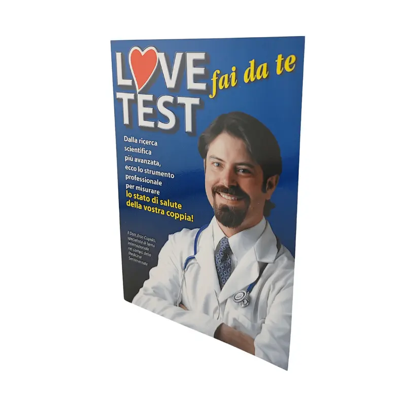 Biglietto Scherzo Love Test - Divertimento Garantito per le Tue Feste