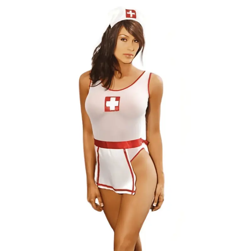 Body Sexy Infermiera Con Grembiulino Coordinato – Costume