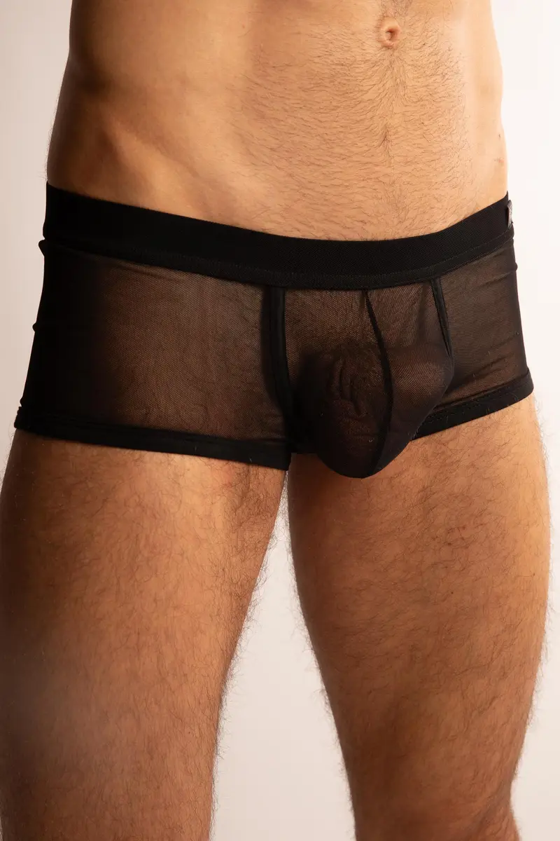Boxer in Mesh Nero