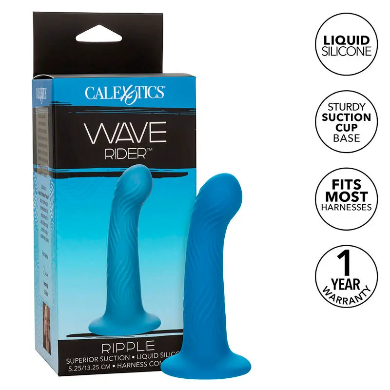 CALEXOTICS - WAVE RIDER RIPPLE ANAL PLUG BLU