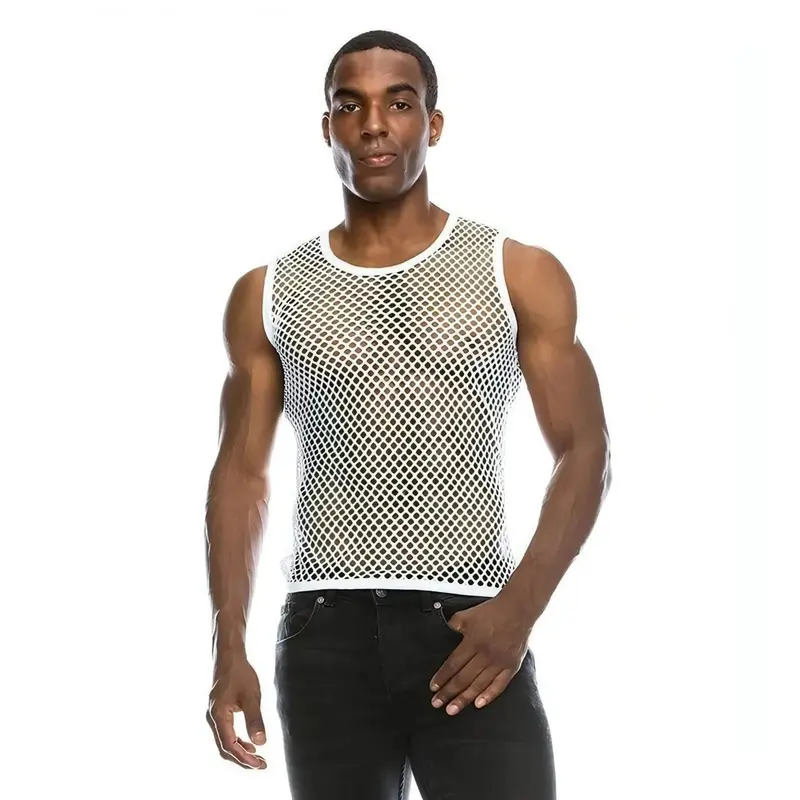 Canotta A Rete Bianca – Maglia