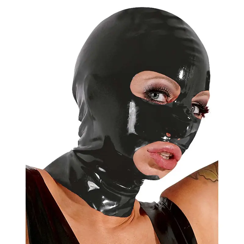 Cappuccio in Latex Bocca e Occhi Scoperti