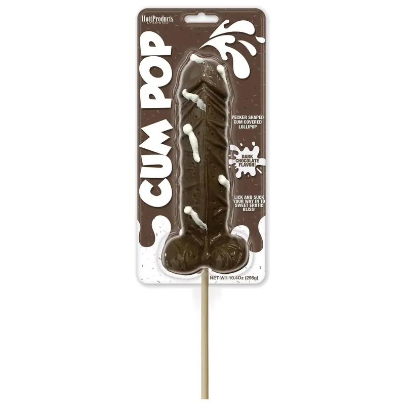 Chocolate Flavoured Cum Pops – Prodotto Commestibile