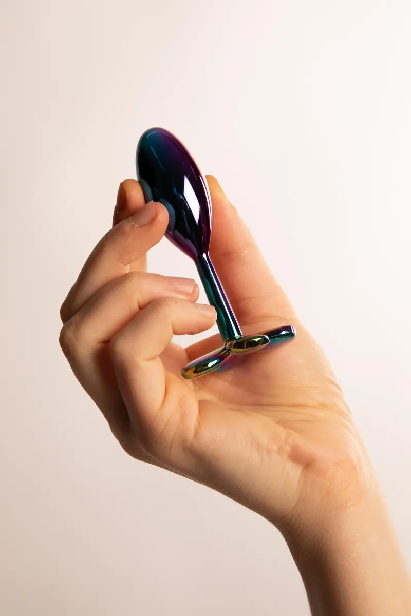 Clover Plug Anale in Metallo Multicolore