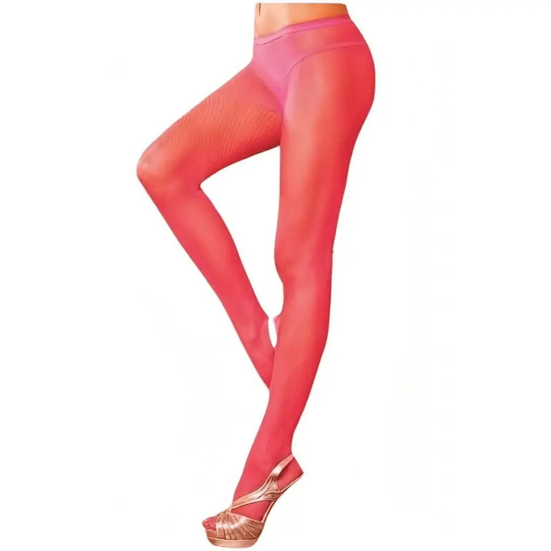Collant Fucsia In Microrete – Calze