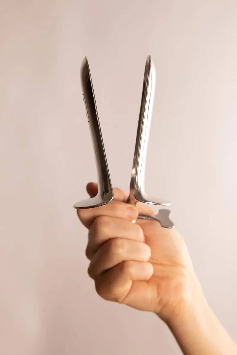 Collins Speculum Vaginale in Acciaio