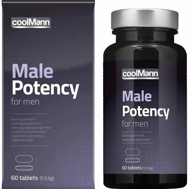 CoolMann Potency Tabs 60pcs – Prodotto per l'Erezione