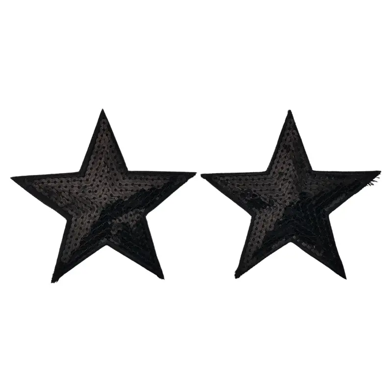 Copricapezzoli neri a forma di stella – Look sexy e malizioso