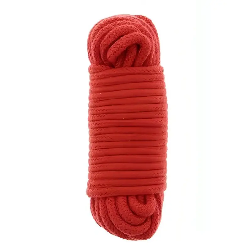 Corda Bondage 10 Metri Rossa -Cotone Morbido