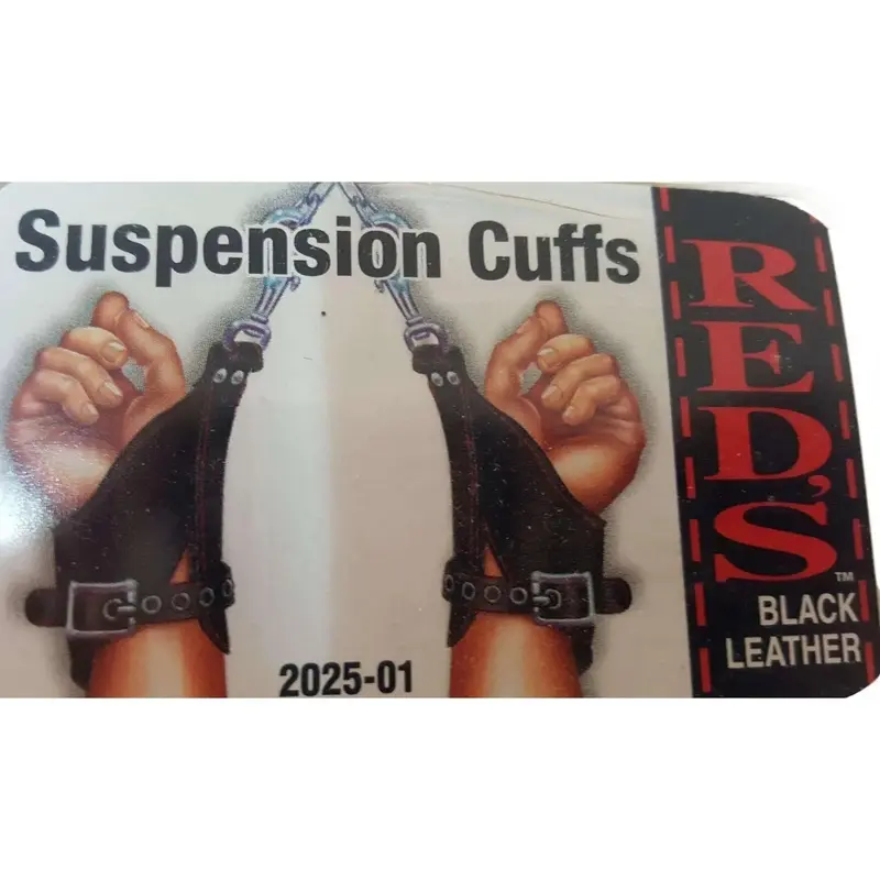 Cuffs BDSM in Pelle Nera