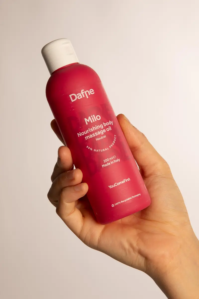 Dafne Milo Olio da Massaggio Nutriente al Talco