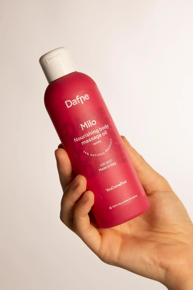 Dafne Milo Olio da Massaggio Nutriente alla Vaniglia