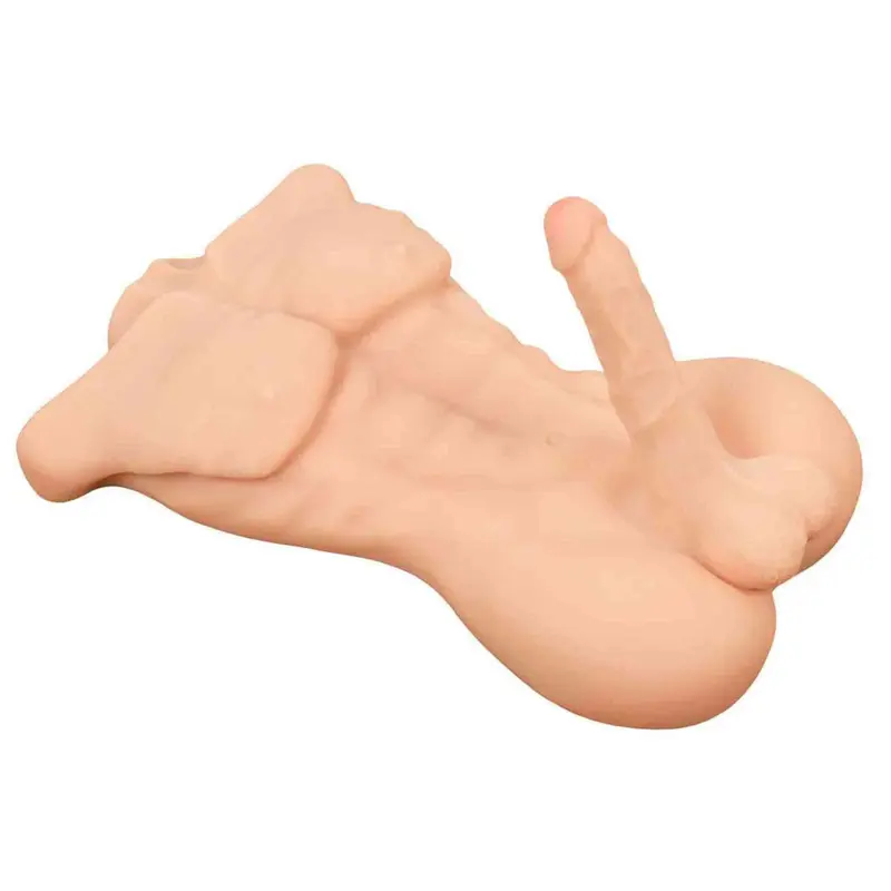 Deluxe Torso Uomo Muscoloso Super Realistico con dildo 52 x 34 cm