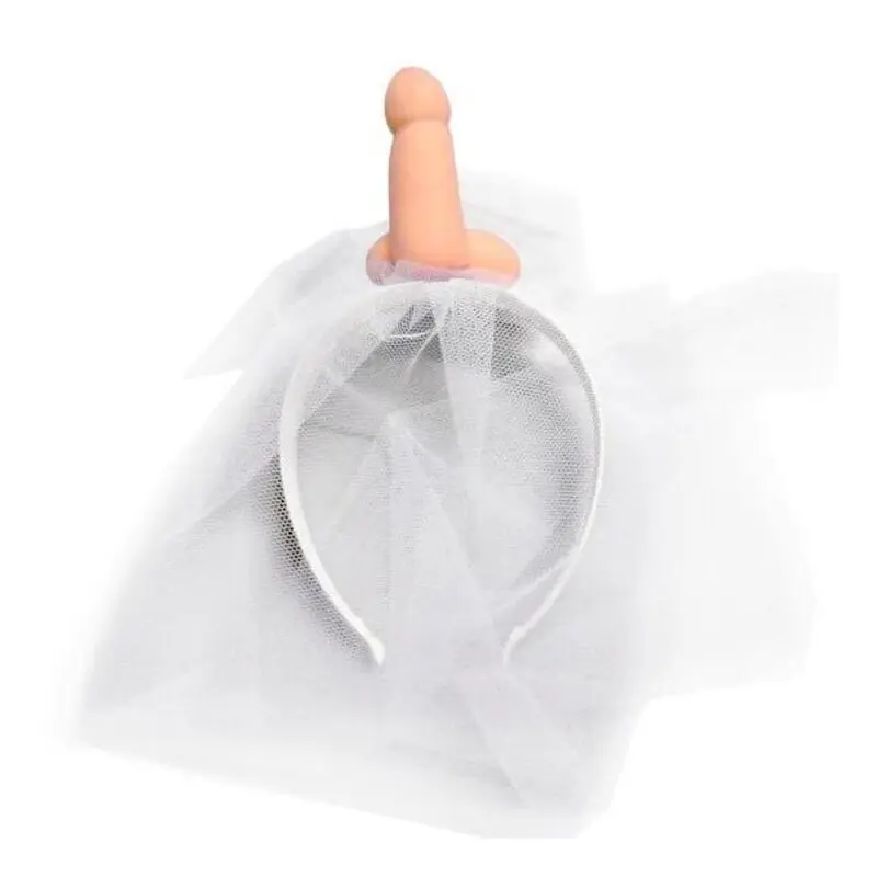 DIABLO PICANTE - VELO DA SPOSA BIANCO CON PENE