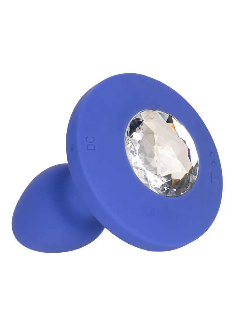 Diamante Anale Vibrante in Silicone Ricaricabile – Plug Anale Gioiello