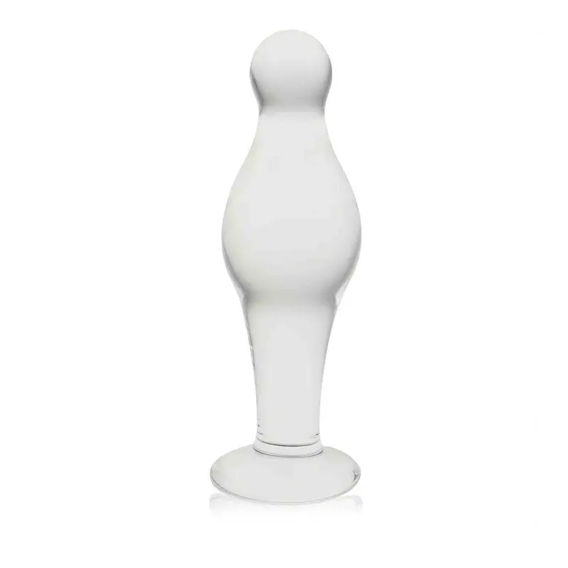 Dildo Anale in Vetro - Trasparente