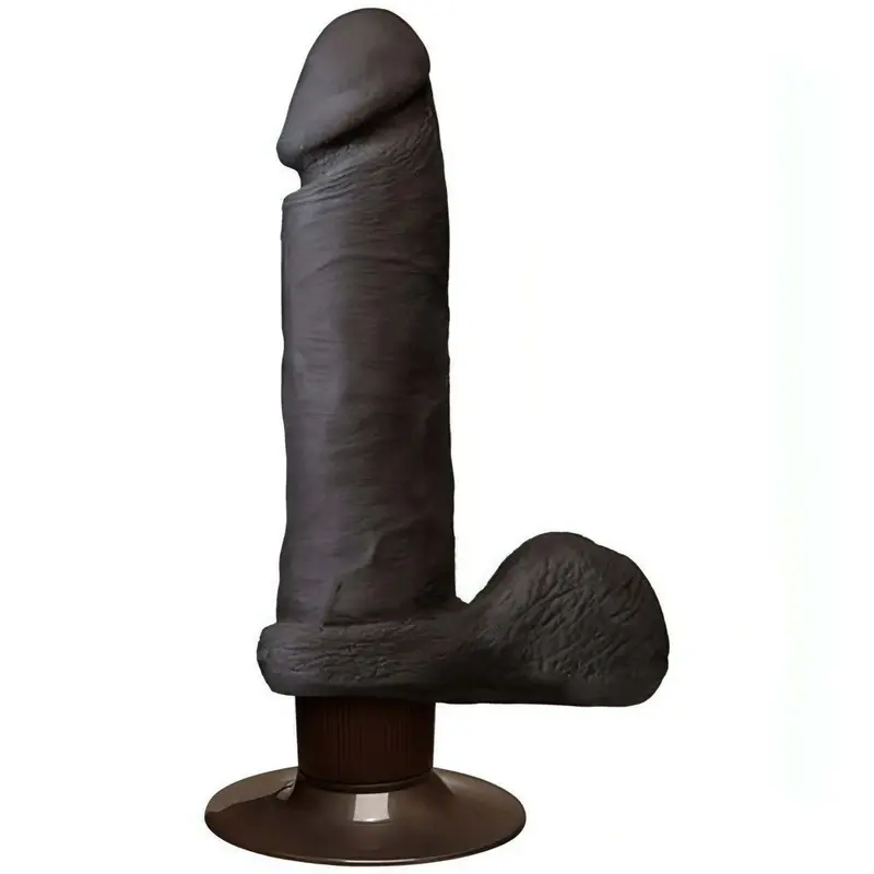 Dildo Realistico Vibrante UR3 6" Nero con Ventosa e Vibrazione