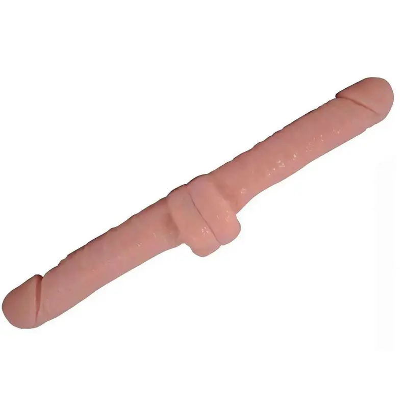 Double Dong Rosa Carne con Testicoli – Realismo e Piacere Versatile