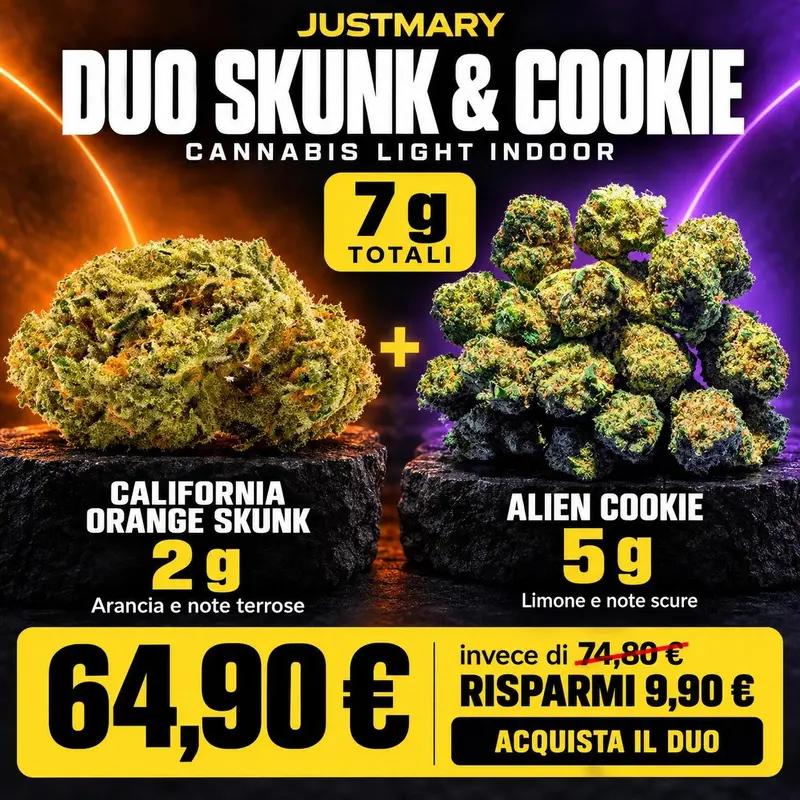Duo Skunk & Cookie | Orange Skunk 2g + Alien Cookie 5g Indoor