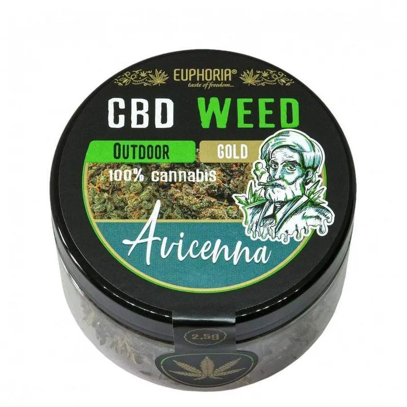 Euphoria CBD Flower Gold Avicenna (2.5g) - 23% CBD - Premium Bud