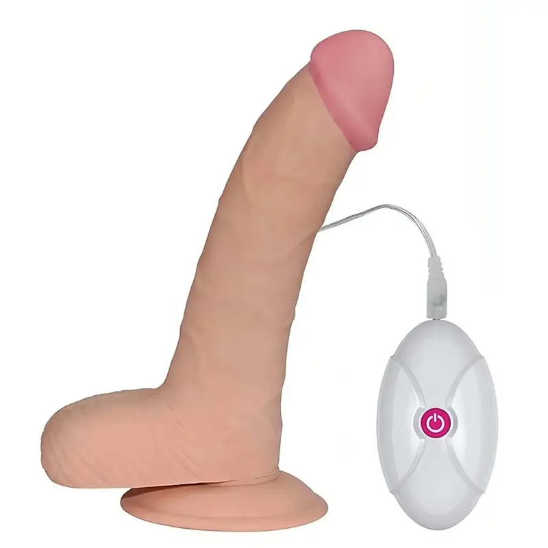 Fallo Realistico 20 cm Extra morbido con testicoli e ventosa 8.8″