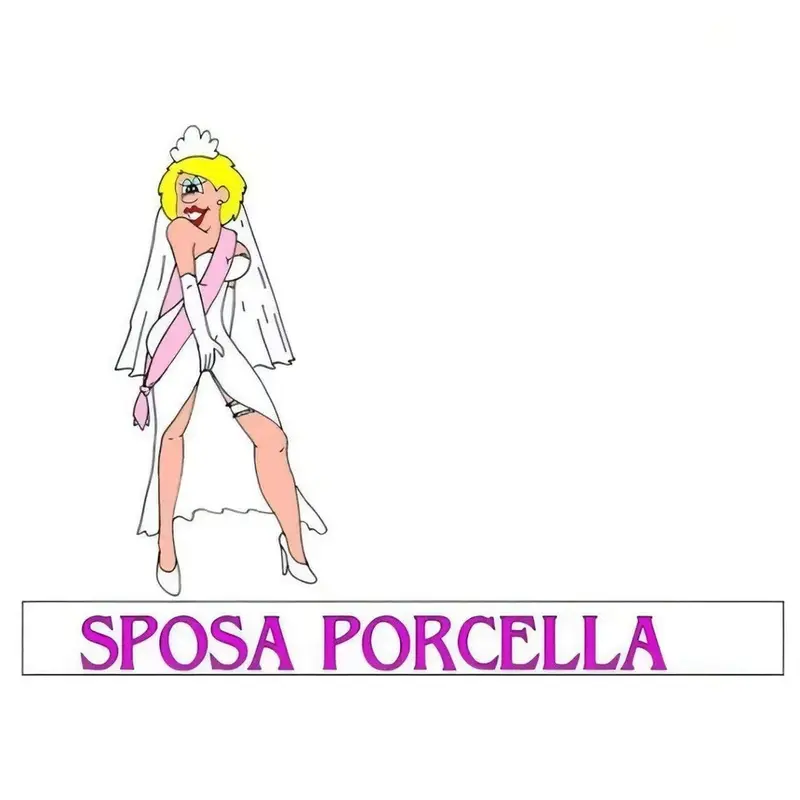 Fascia “Sposa porcella” – Gadget Scherzoso
