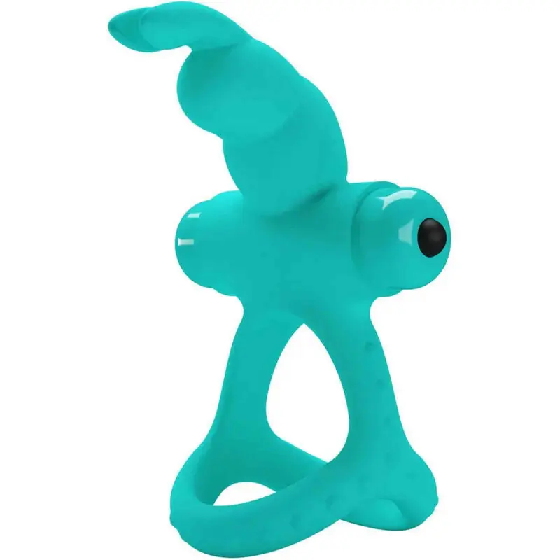 Figgy Anello Vibrante Doppio con Coniglietto Clitorideo