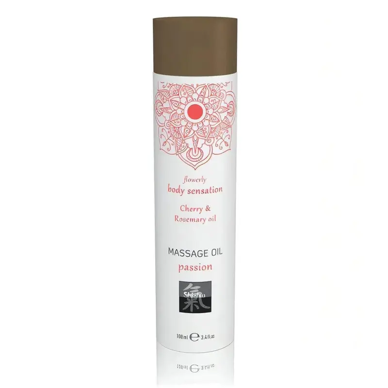 Flowerly Body Sensation Cherry & Rosemary Oil - Massage Oil Passion, 100 ml