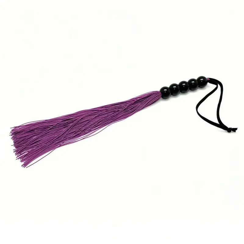 Frustino a frange di silicone - Viola