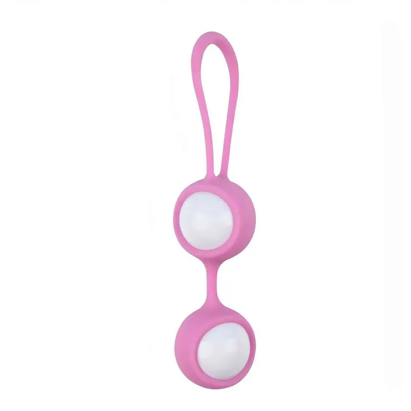 Geisha Balls in Silicone Rosa – 3.6 cm di Benessere Intimo