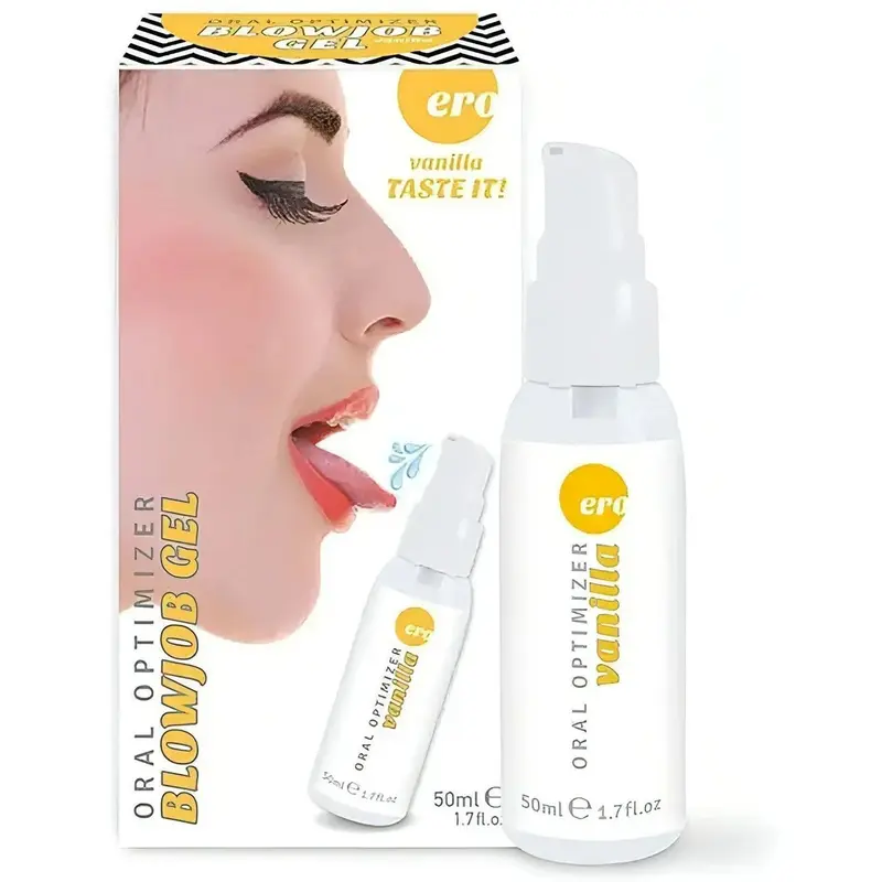 Gel stimolante per piaceri orali. Dona freschezza e stimolazione, totalmente ingeribile - Gusto Vaniglia. Made in Germany