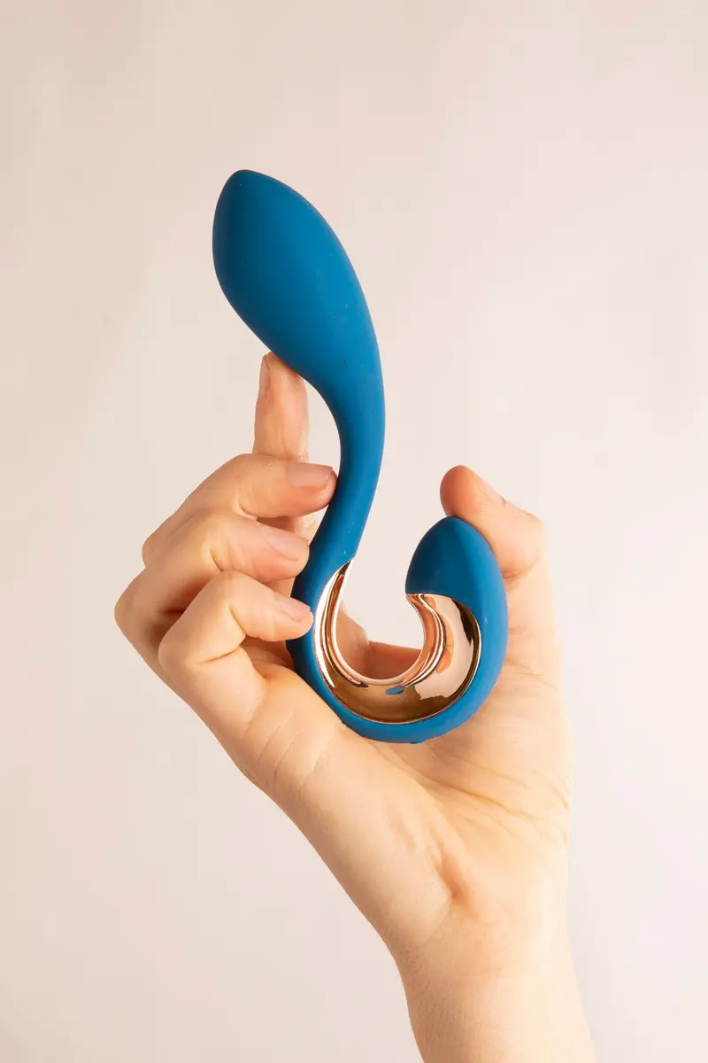 Gpop2 Stimolatore Unisex in Silicone Blu