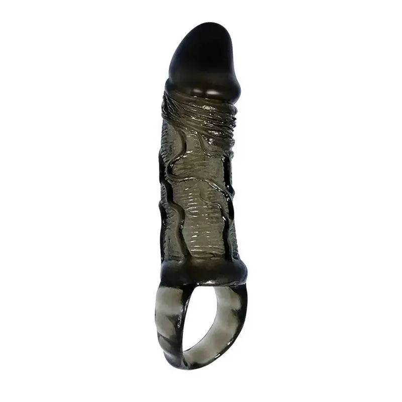 Guaina Fallica Bryden 6.1" Trasparente – Estensione Stimolante in TPR