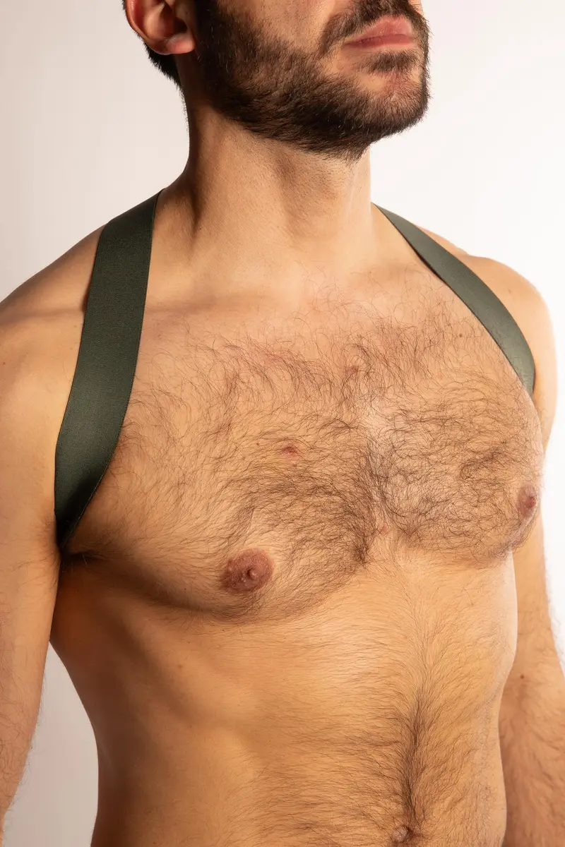 Harness Elastico con Anello Verde