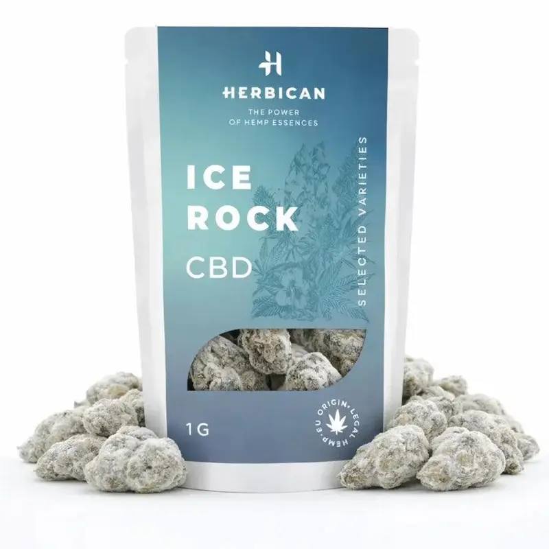Herbican CBD Ice Rock | Roccia di Cristallo Puro (Fino 85% CBD) - JustMary