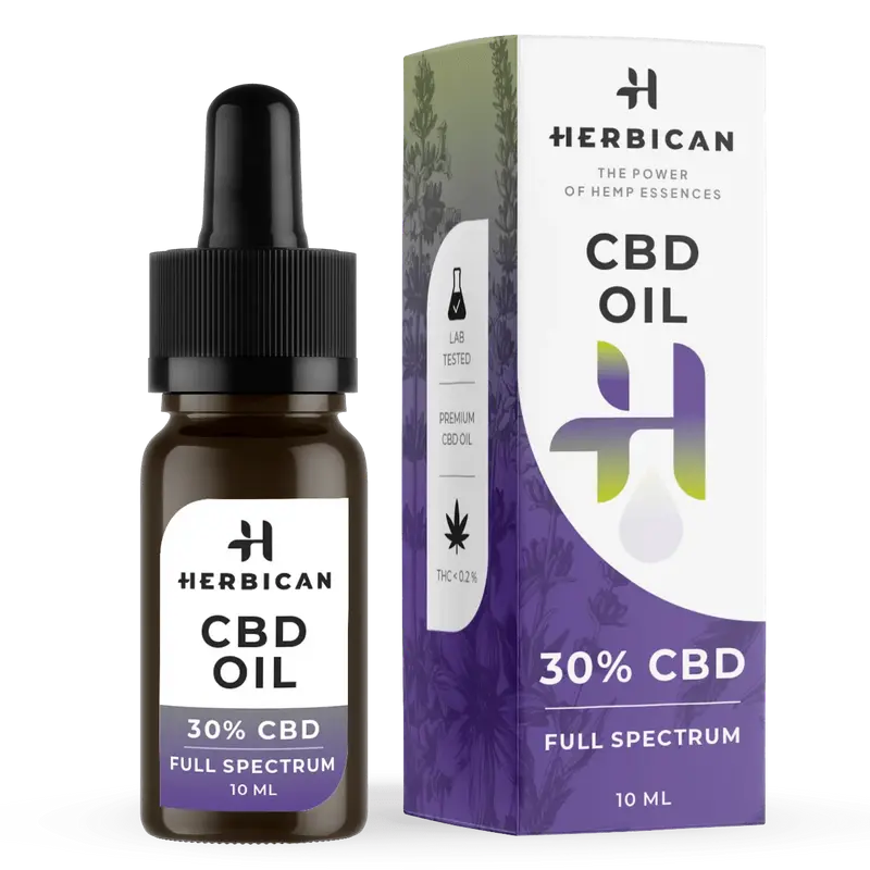 Herbican Full Spectrum olio di canaoa 30% — 3000mg / 10ml