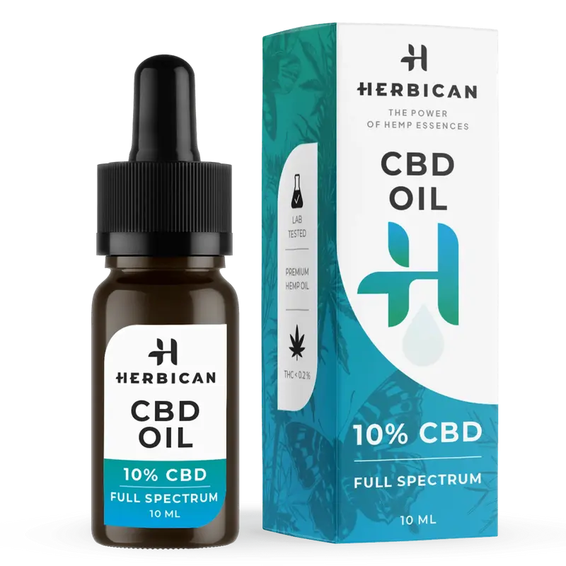 Herbican Full Spectrum olio di canapa 10% — 1000mg / 10ml