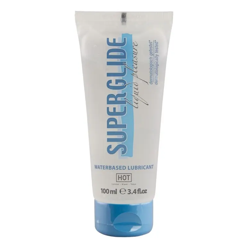 HOT - SUPERGLIDE LIQUID PLEASURE LUBRIFICANTE A BASE D'ACQUA 100 ML