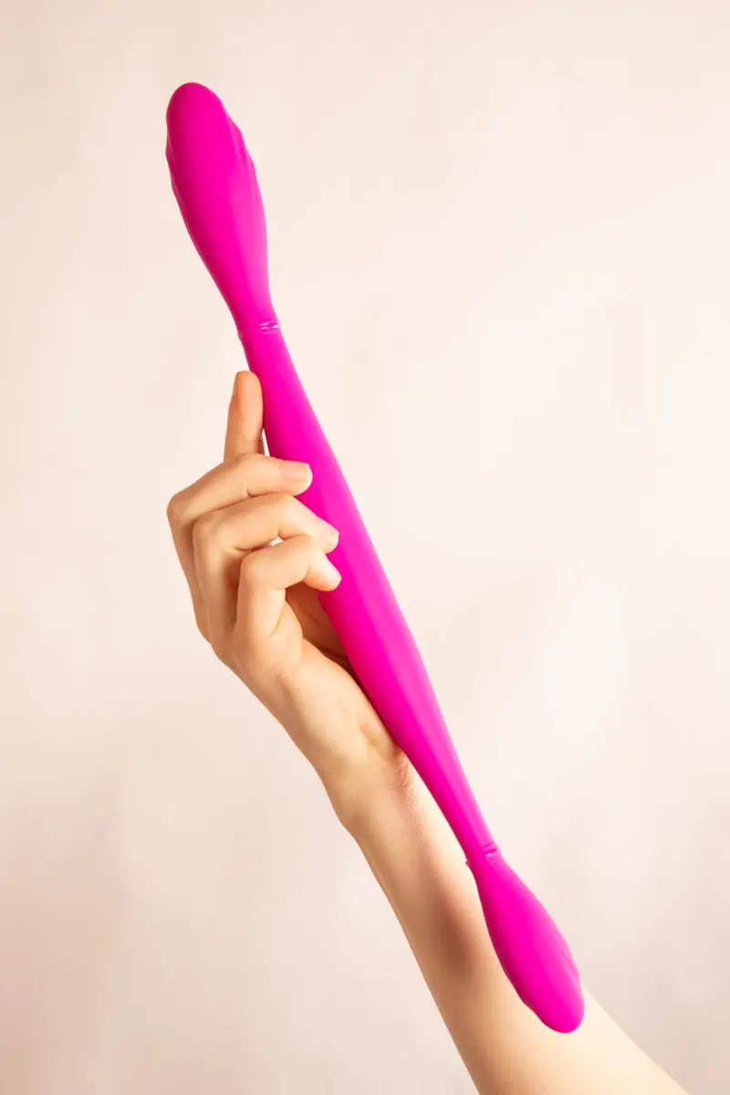 Infinity Doppio Dildo Vibrante Viola
