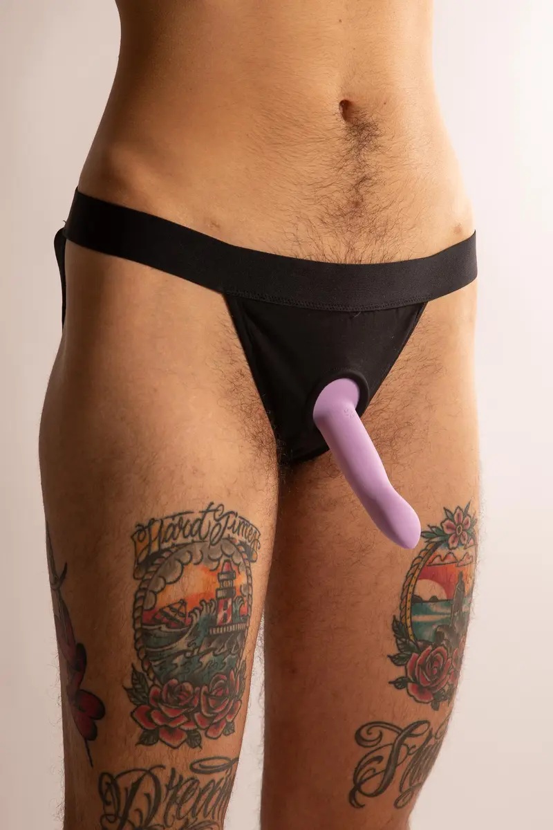 Jockstrap con Harness Nero