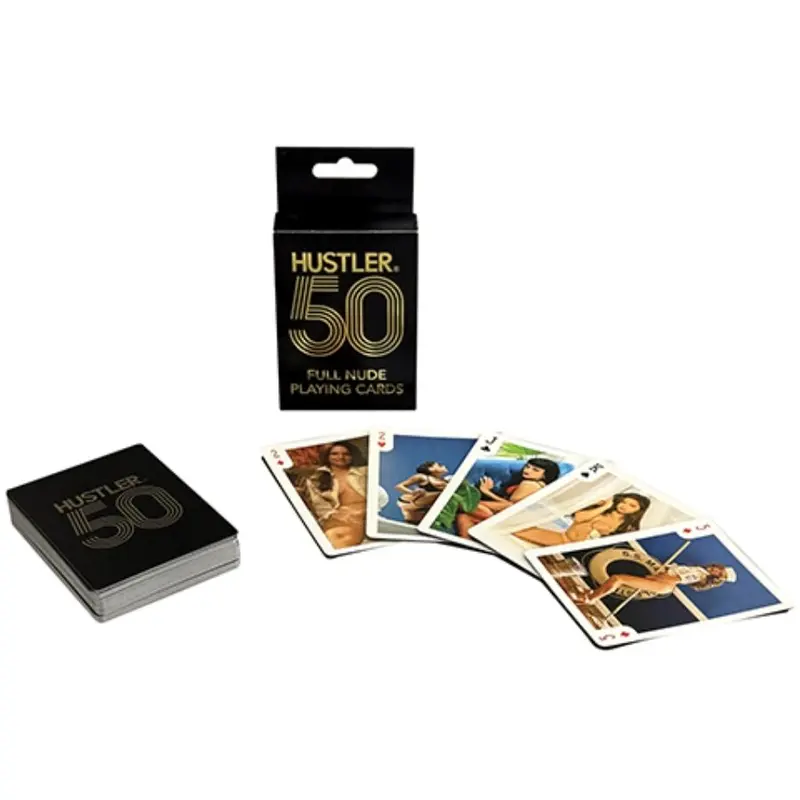 KHEPER GAMES - HUSTLER 50 CARTE DA GIOCO COMPLETAMENTE NUDE