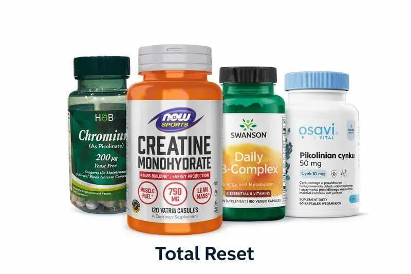 Kit Vitalità e Performance Maschile (Zinco, Creatina, B-Complex, Cromo)