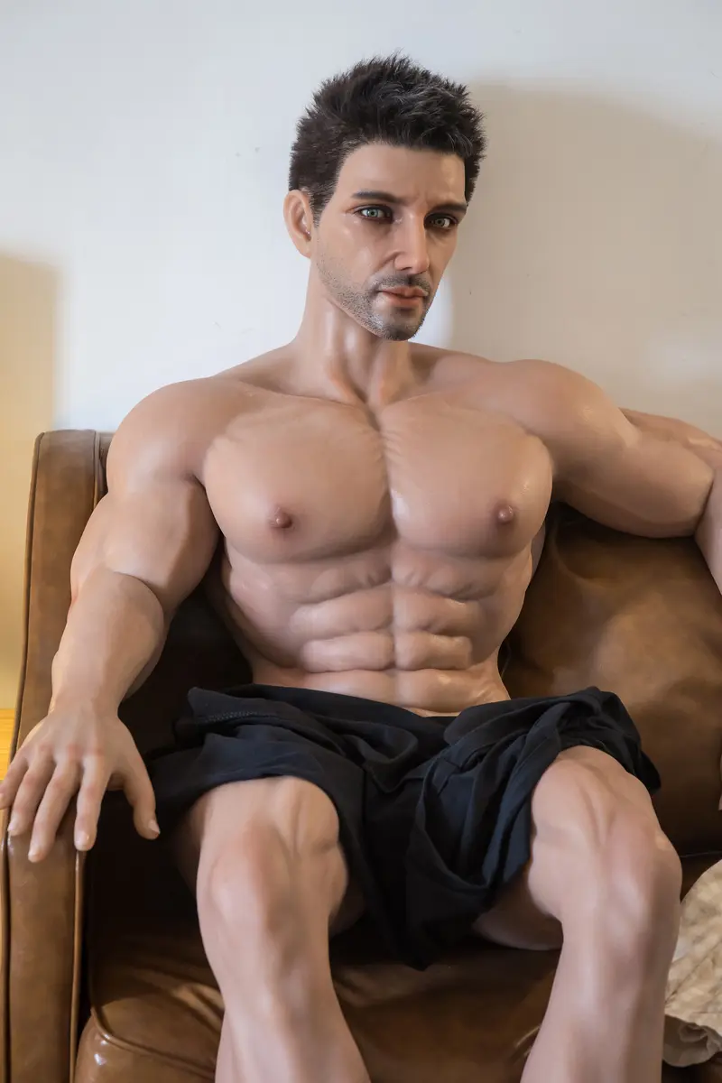 Macho Man Real Doll Super Realistico e Muscoloso – Busto con Pene